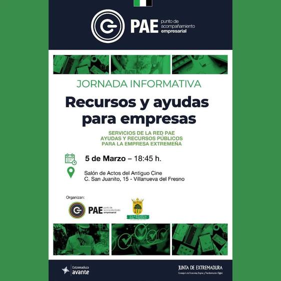 El Salón de Actos acoge una jornada informativa de Red de Puntos de Acompañamiento Empresarial