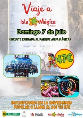 El Ayuntamiento organiza una excursión a Isla Mágica en su programación veraniega