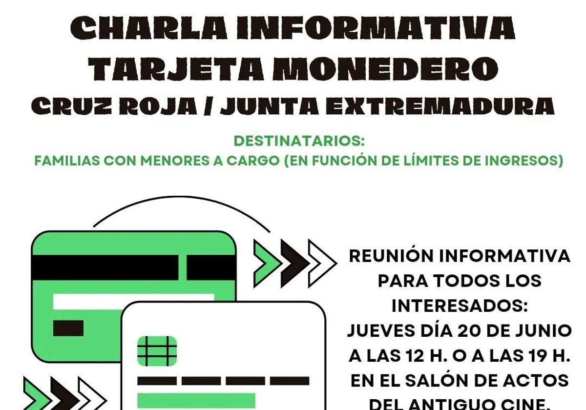 El Salón de Actos acogerá una charla informativa sobre las ayudas de tarjetas monedero