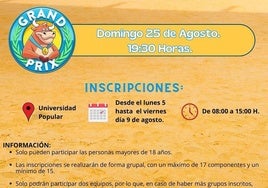 Abierto el plazo de inscripción para participar en el Gran Prix de la feria