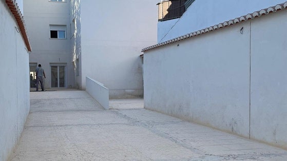 Las obras del nuevo acceso al Centro Residencial de Mayores entran en su última fase