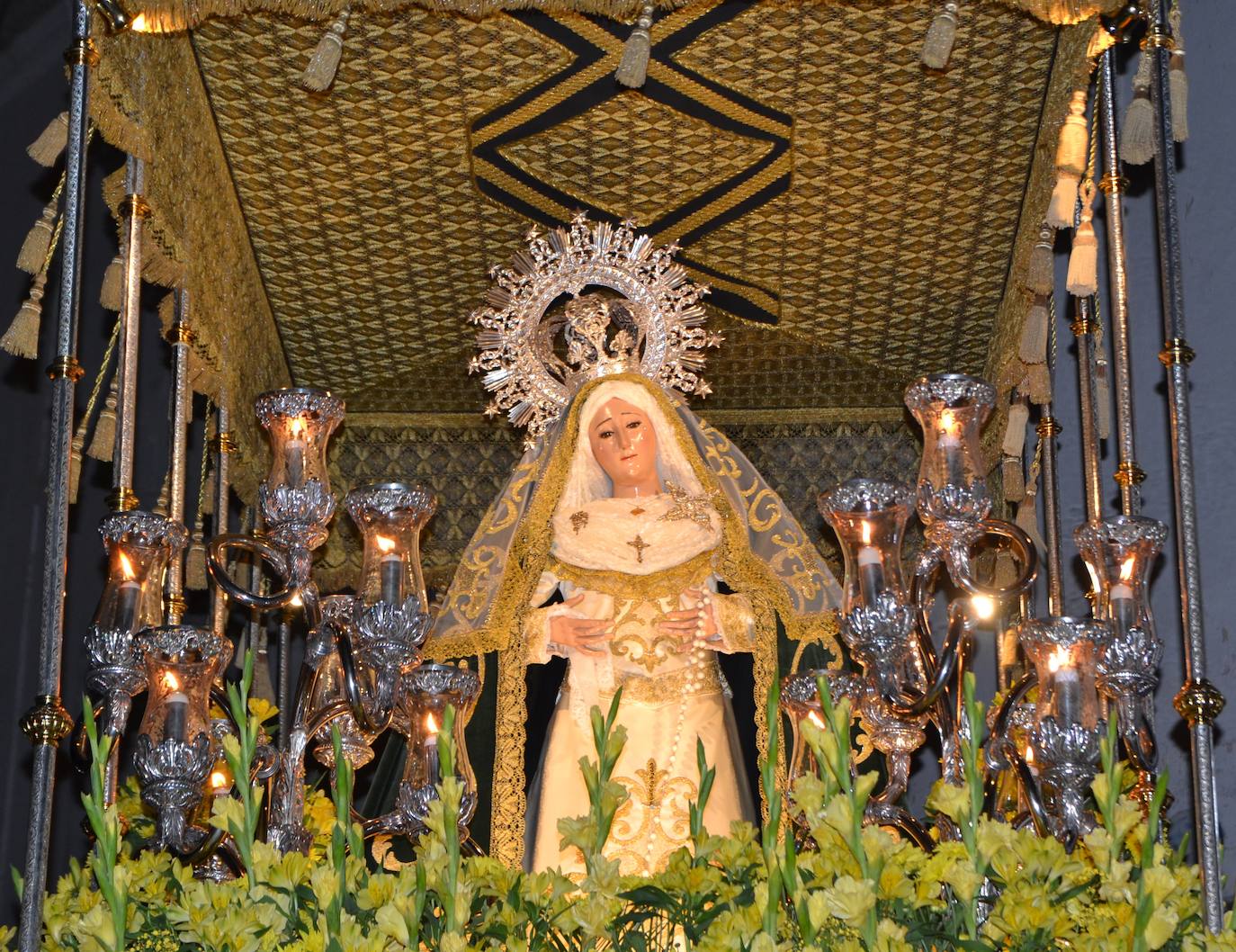 Tras la novena del Cristo dará comienzo el triduo de la Virgen de la Soledad