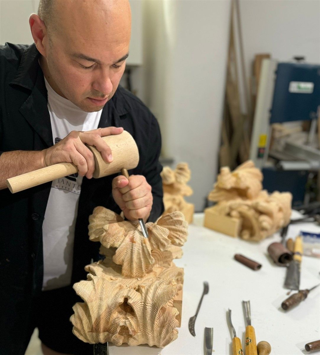 La finalización de la restauración del retablo de la Piedad permite el regreso de la Virgen a su hornacina