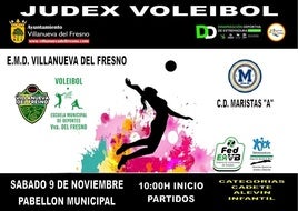 El Pabellón Municipal acogerá los encuentros de vóley entre la EMD y el C.D. Maristas