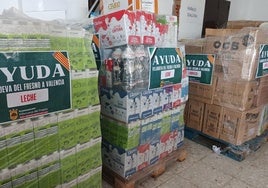 Las donaciones están preparadas para ser enviadas.