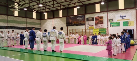 El judoka Antonio Marín, 7º DAN y 4º Campeón Mundial, fue el padrino del I Encuentro Interescuelas
