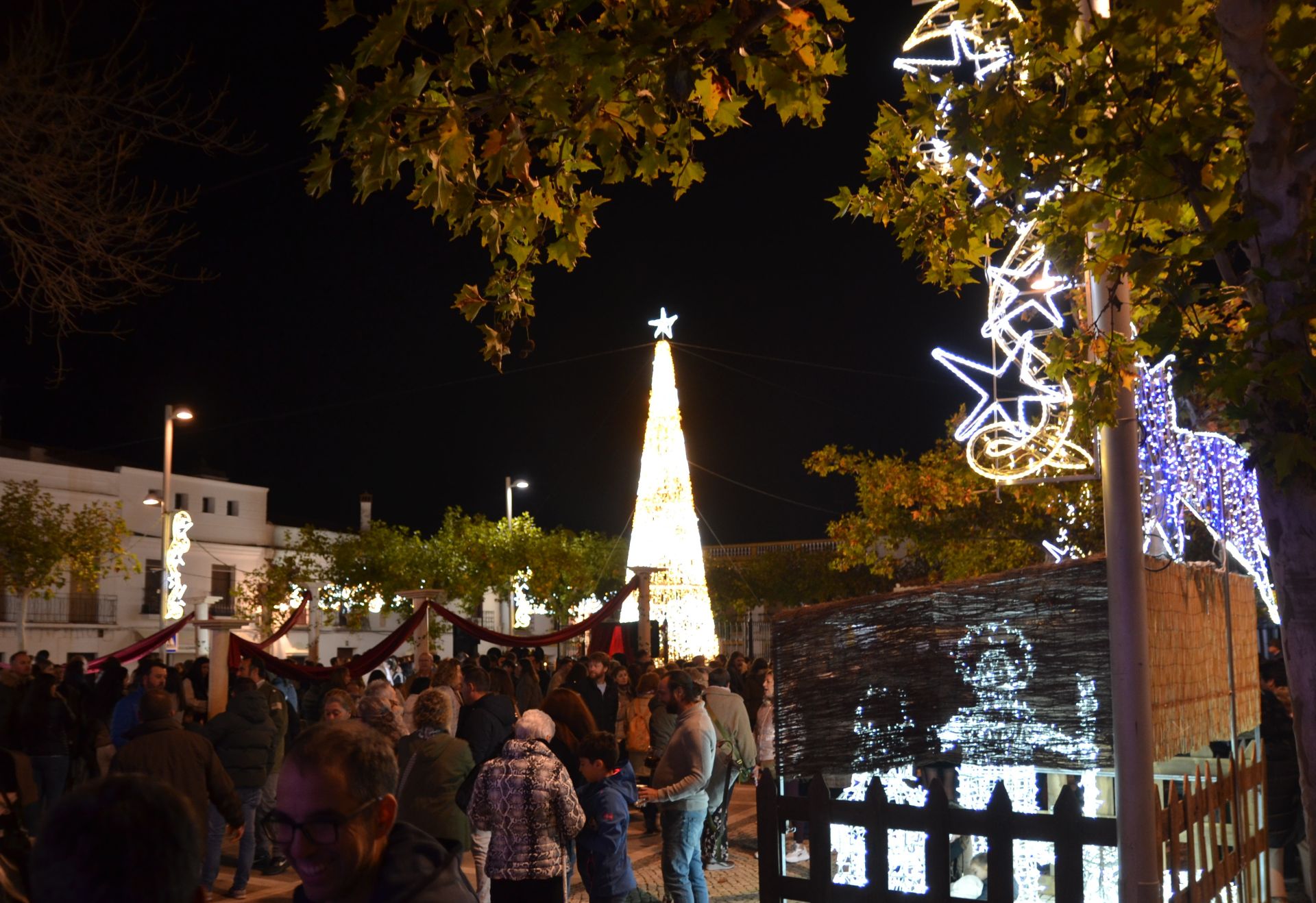La Cenicienta, Mickie Mouse y Minnie protagonizaron el encendido navideño