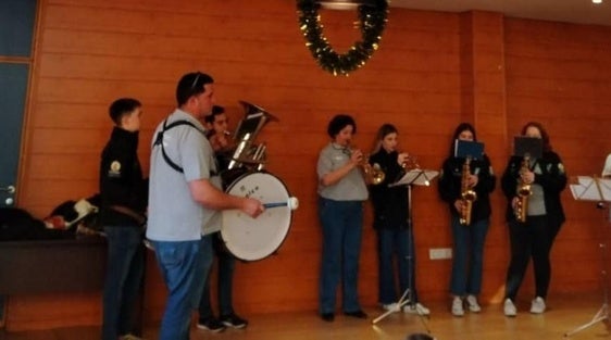 La Agrupación Musical 'José María Luengo' actuó en el centro de Menores San Juan Bautista