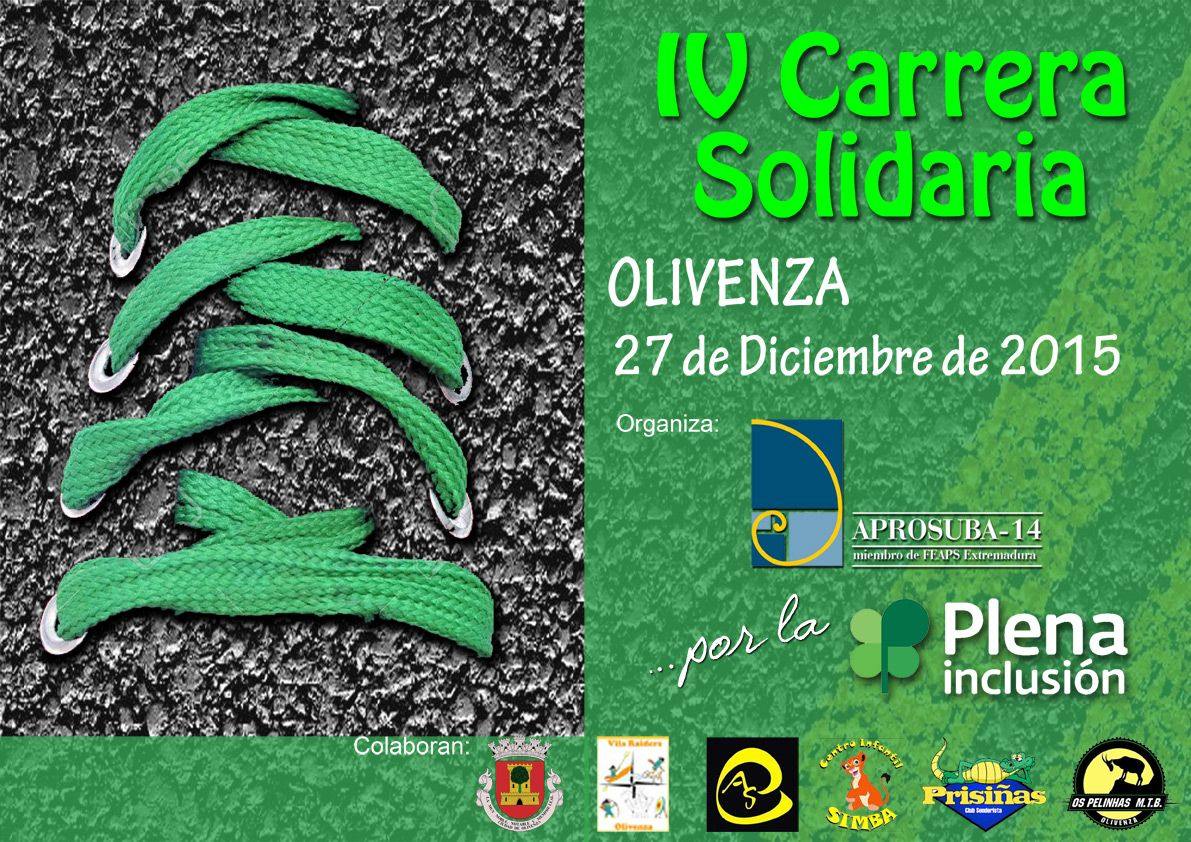 Aprosuba-14, de la Comarca de Olivenza, organiza su IV Carrera Solidaria
