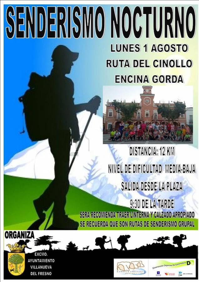 Cartel anunciador de la ruta