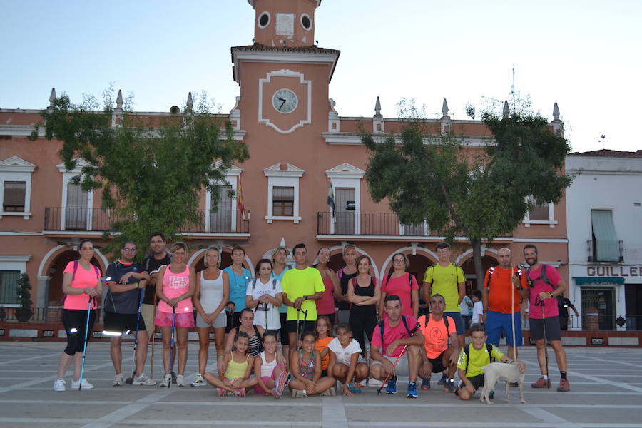Parte de los integrantes de las rutas. ALMUDENA PARRA