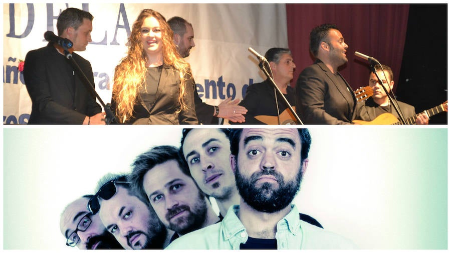 Los grupos Voces al alba y Bozza. A.P