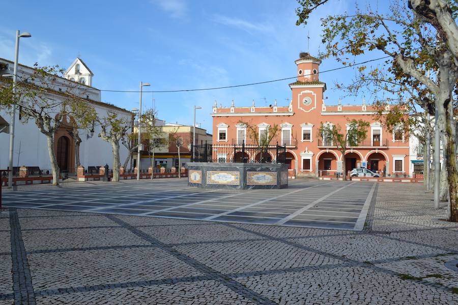 Plaza de España de la localidad. A.P