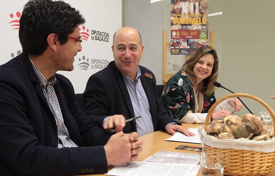 presentación de las XII Jornadas en la Diputación de Badajoz.
