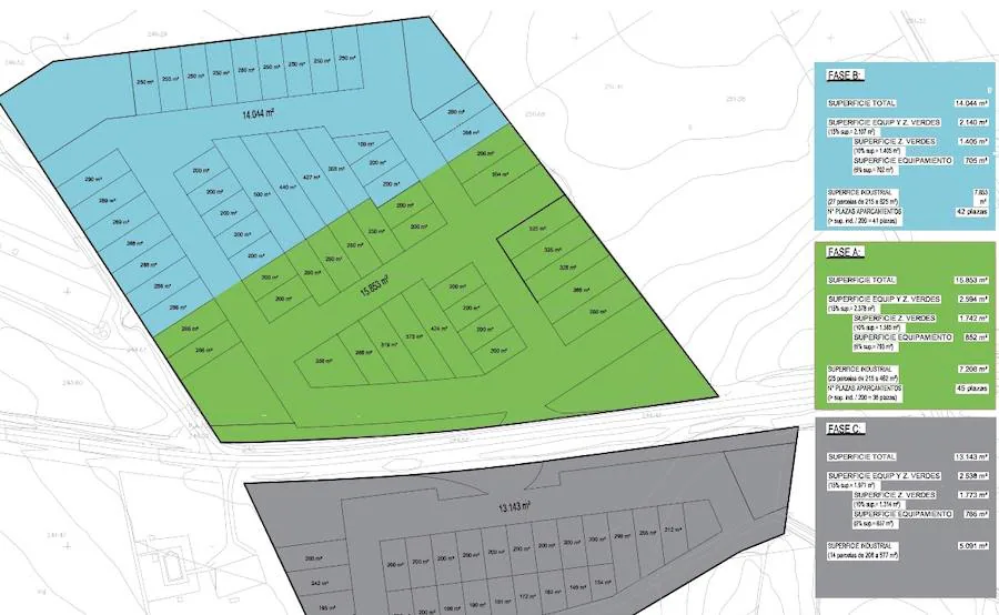 Plano del polígono Industrial.