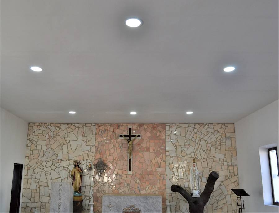 Nueva iluminación de la ermita. A.P