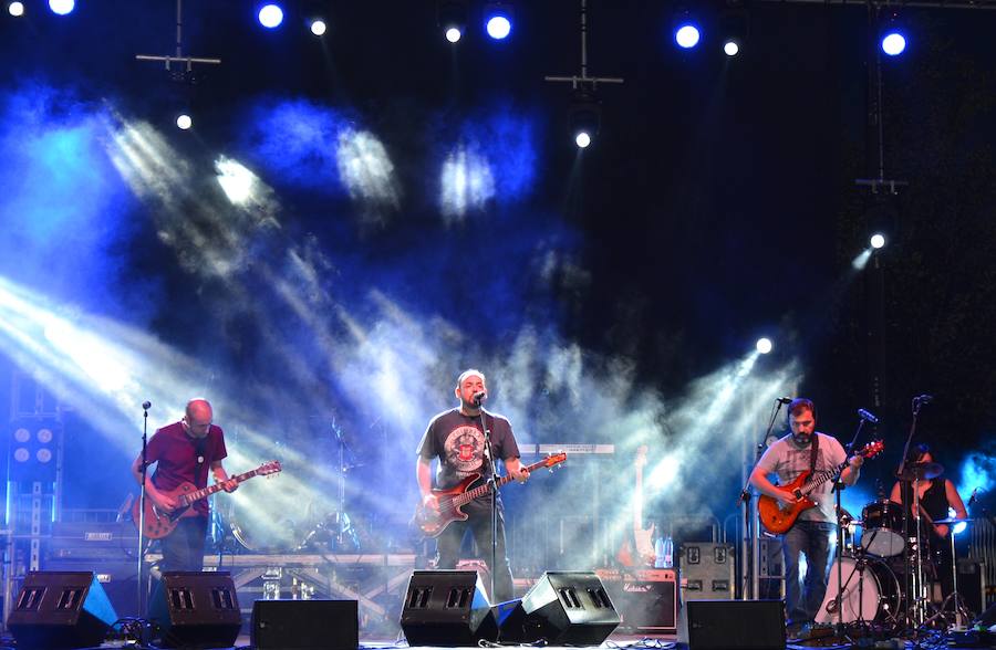 El grupo LAGRANDE en su último concierto. A.P