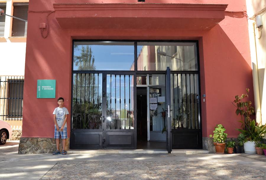 El alumno Daniel Moruno en la residencia universitaria Carlos V. A.P