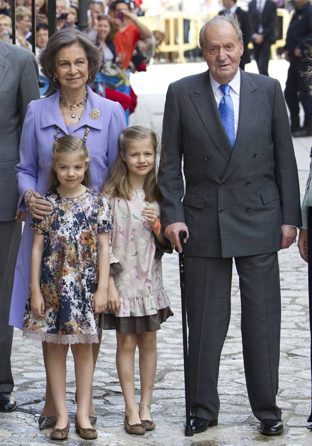 Los Reyes y los Príncipes acuden a la Misa del Domingo de Pascua