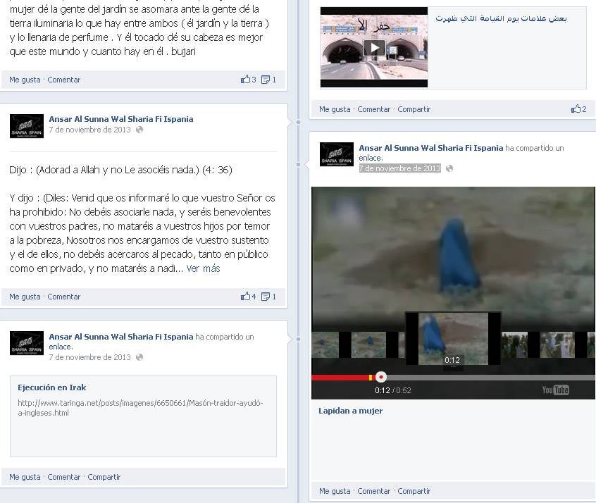 El activismo en internet de la red yihadista desarticulada en Melilla