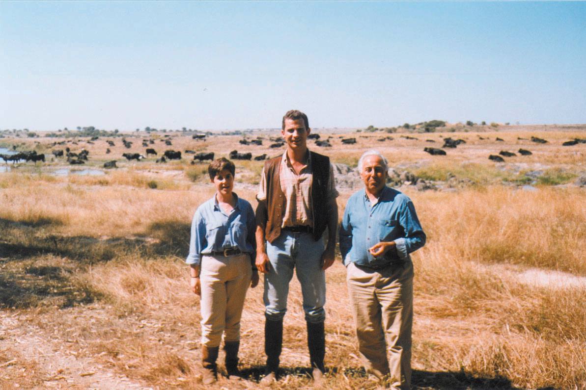 20.06.1998. El Príncipe Felipe en Cañada Real del Puerto del Pico