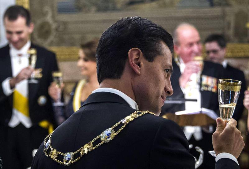 Peña Nieto, la última visita de Estado de Don Juan Carlos