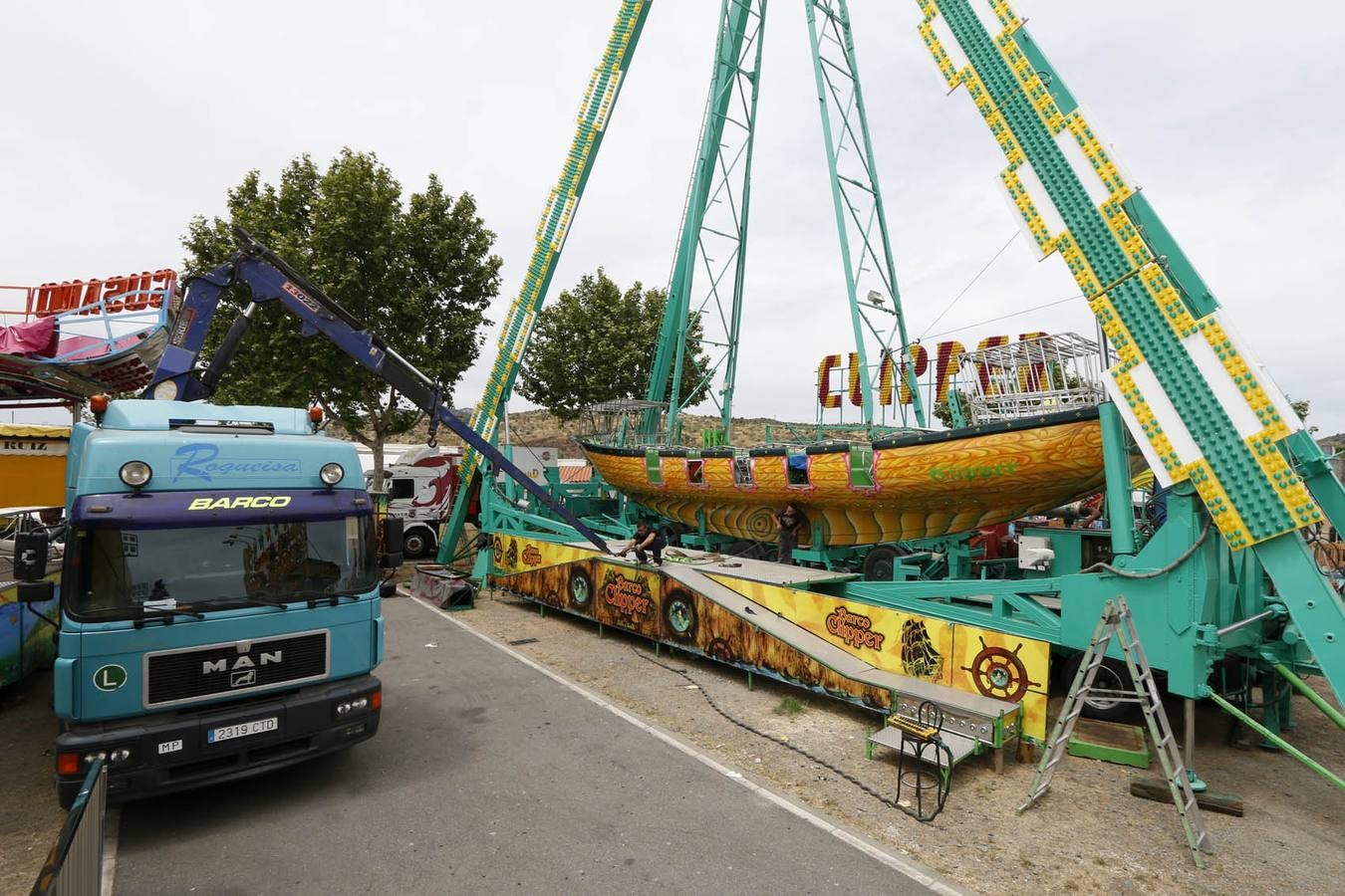 Todo listo para que comience la feria de Plasencia