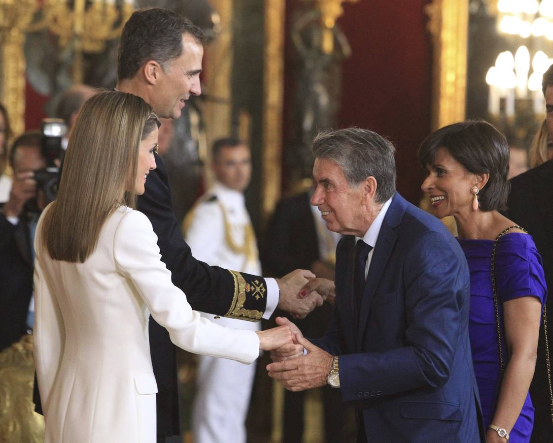 Recepción en el Palacio Real