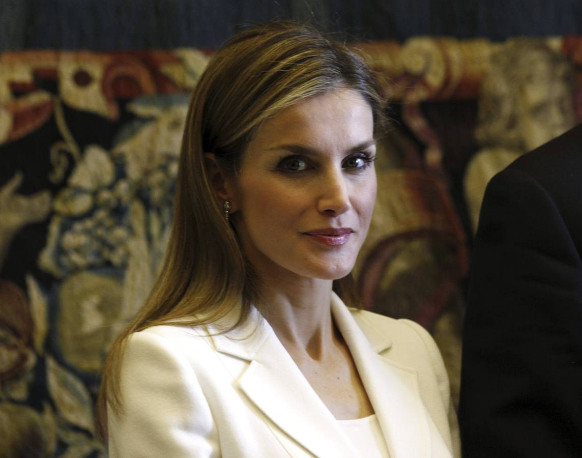 La Reina Letizia, en un primer plano.