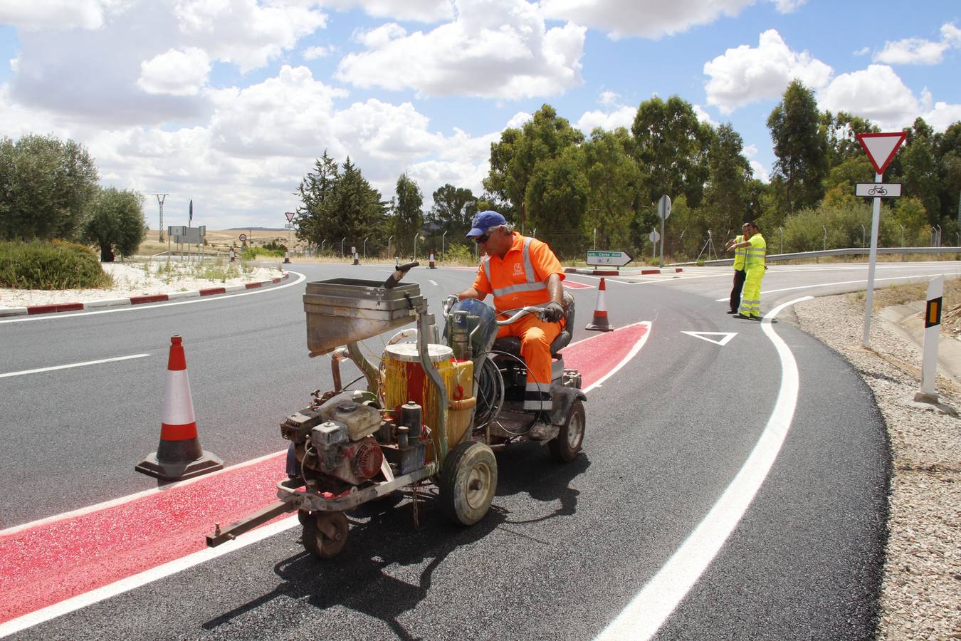 Carril-bici para las rotondas de la N-630 en Cáceres