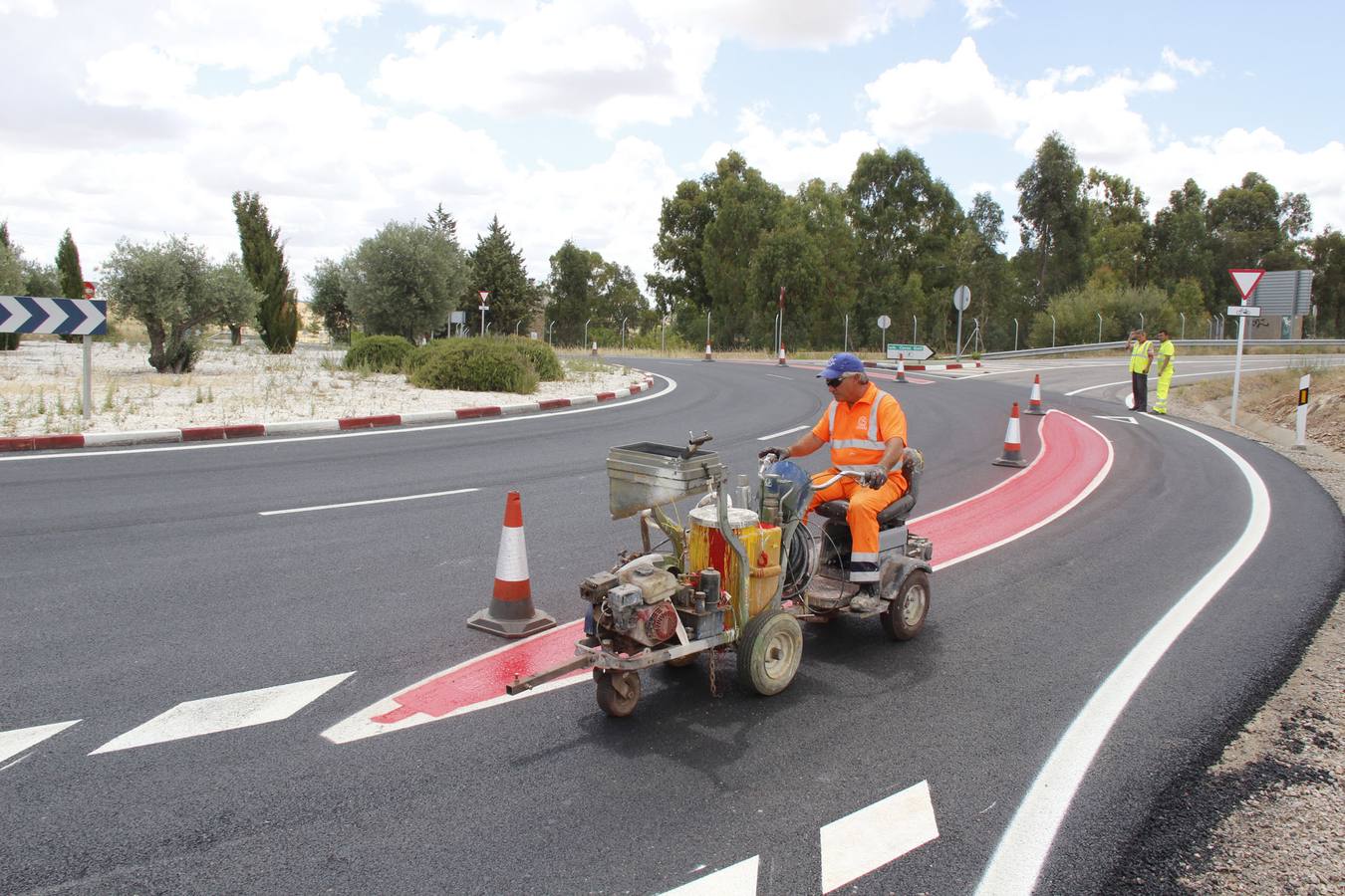 Carril-bici para las rotondas de la N-630 en Cáceres