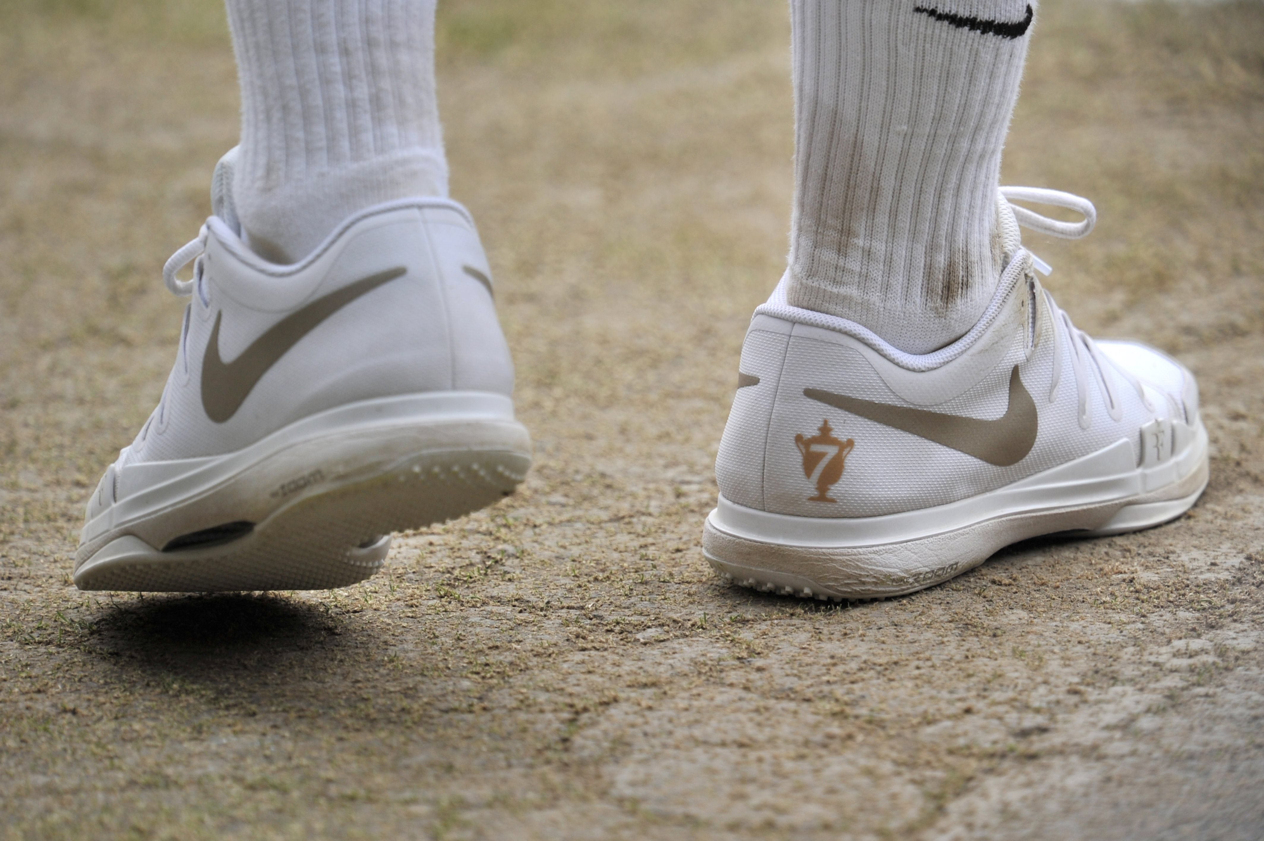 Las zapatillas de Roger Federer.