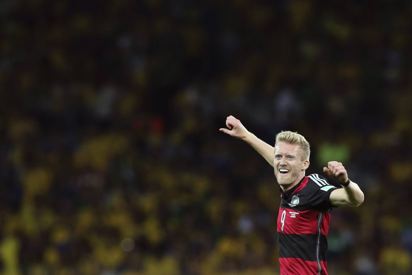 Martes, 8 de julio. Histórica derrota de Brasil ante Alemania por 1-7 en el partido de semifinales del Mundial de Fútbol de Brasil 2014, que se celebró en el estadio Mineirão de Belo Horizonte. EFE/Ballesteros