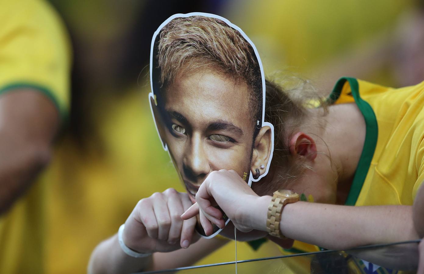 Martes, 8 de julio. Histórica derrota de Brasil ante Alemania por 1-7 en el partido de semifinales del Mundial de Fútbol de Brasil 2014, que se celebró en el estadio Mineirão de Belo Horizonte. EFE/Fernando Bizerra Jr.