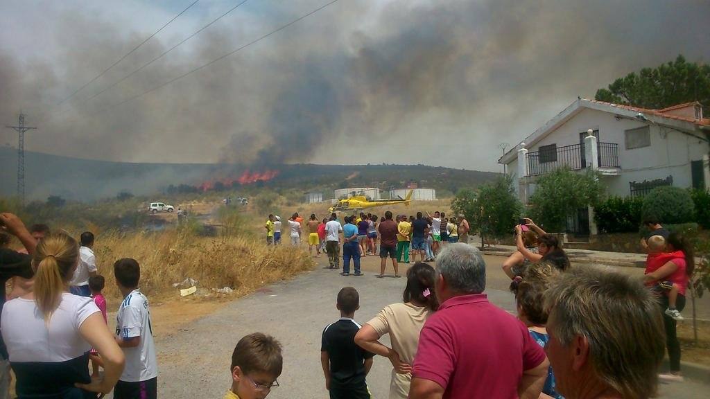 Incendio en Villar de Rena