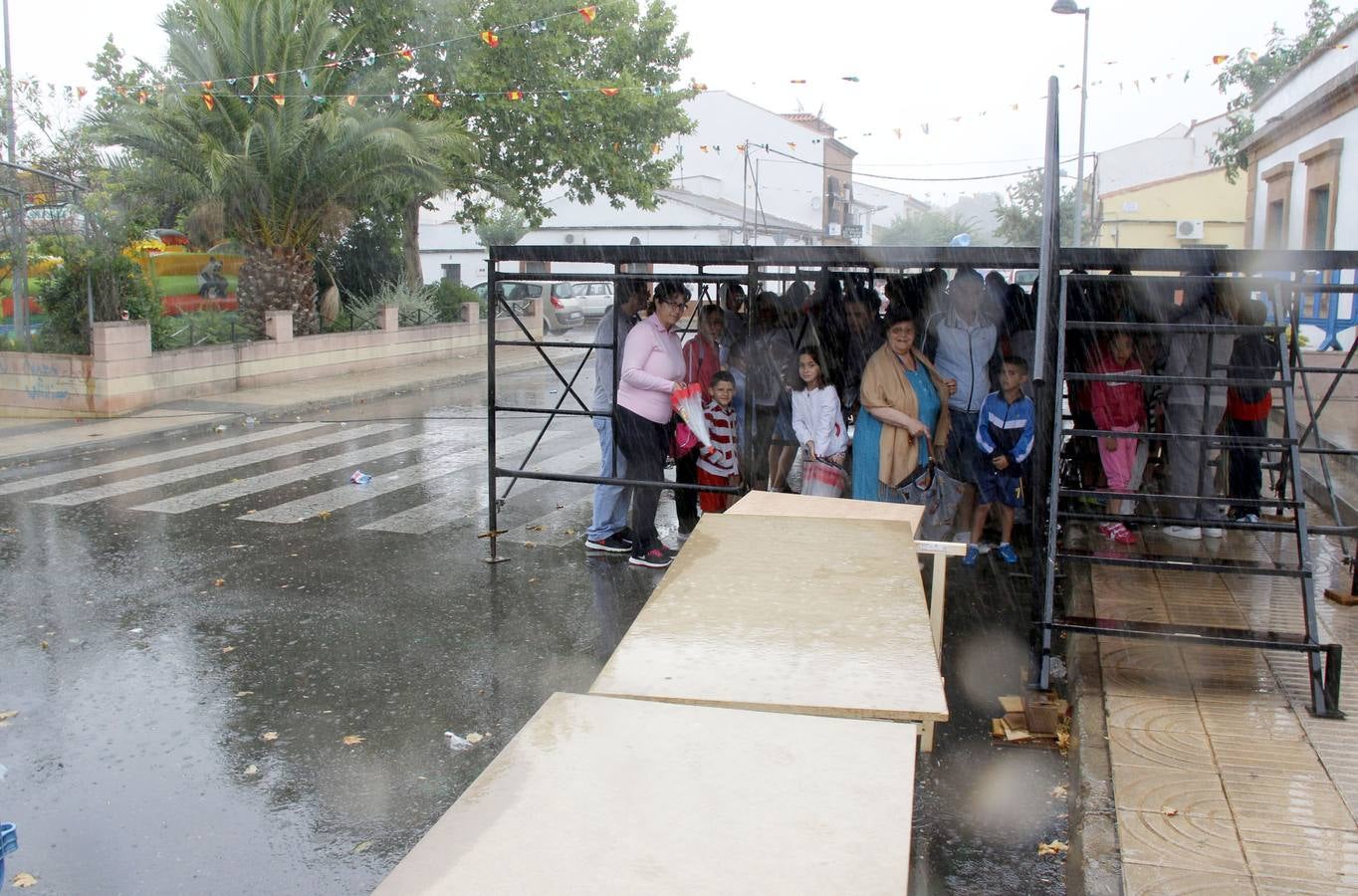 Fiesta de Santa Lucía pasada por agua