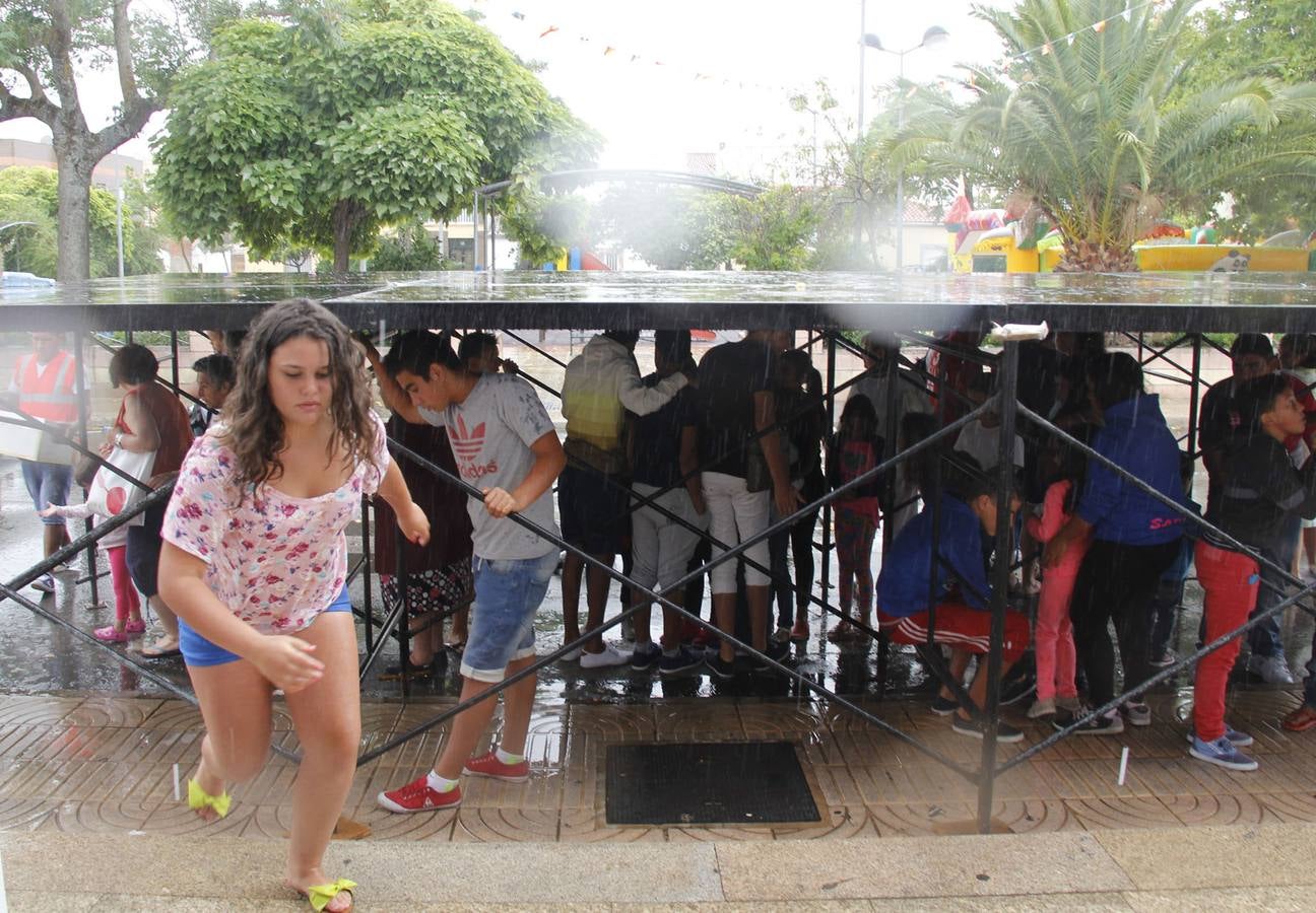 Fiesta de Santa Lucía pasada por agua