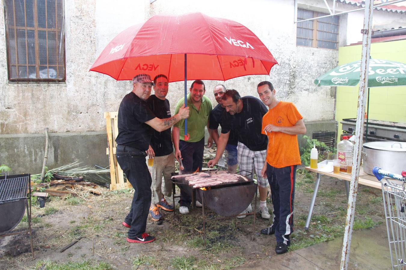 Fiesta de Santa Lucía pasada por agua