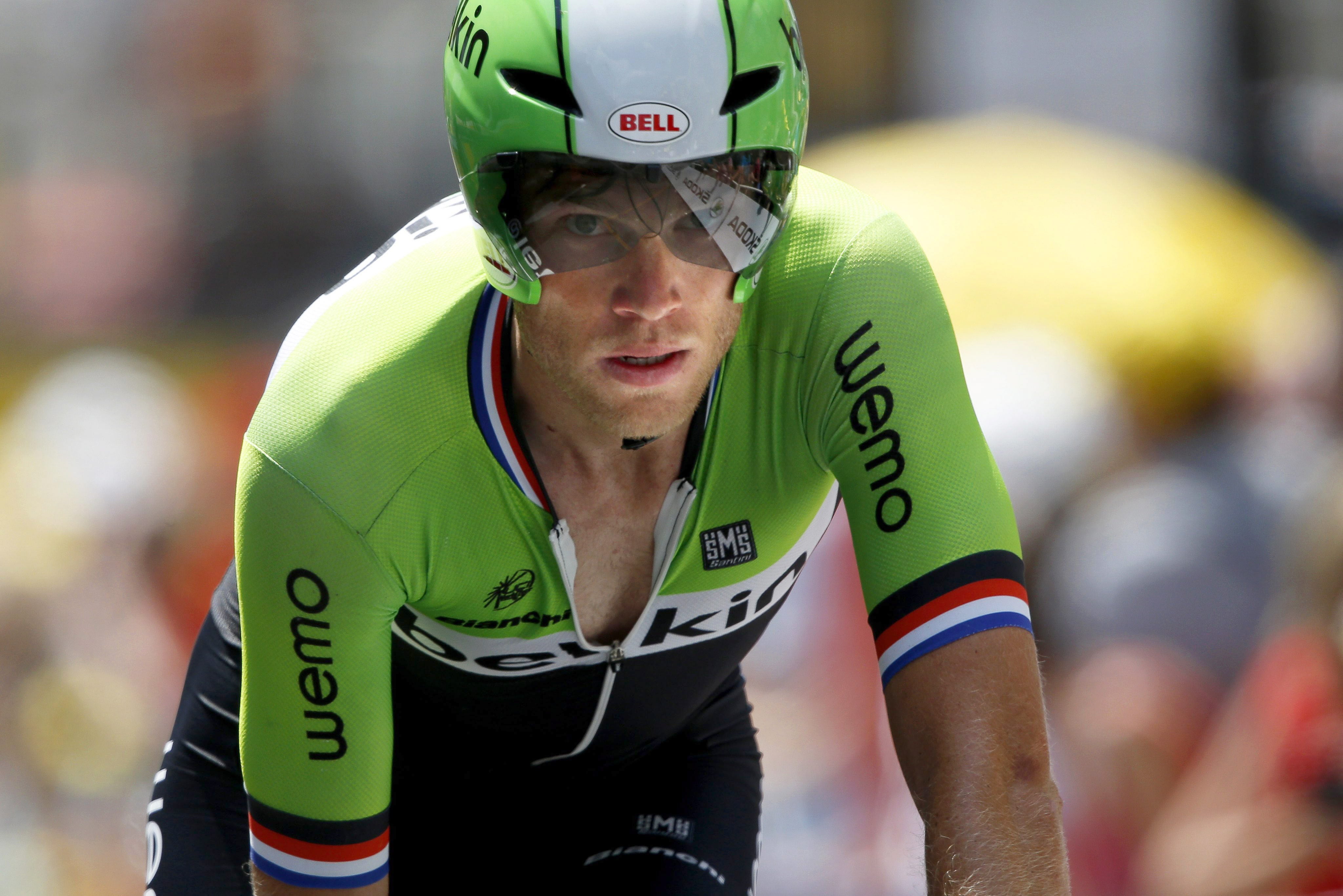 Lars Boom, durante la prueba.