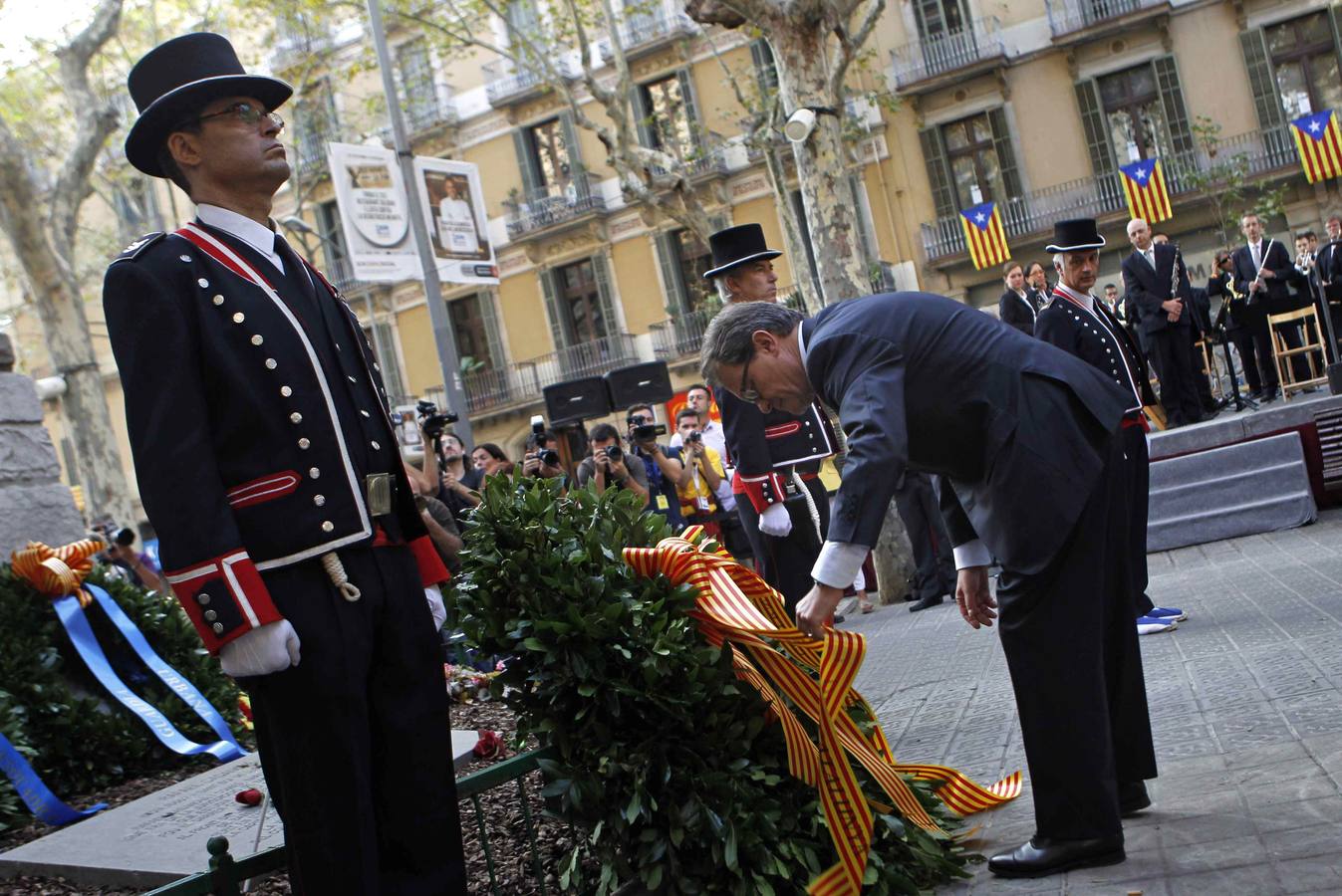 Primer acto de la Diada en Barcelona