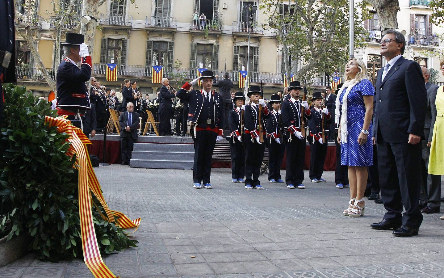 Primer acto de la Diada en Barcelona