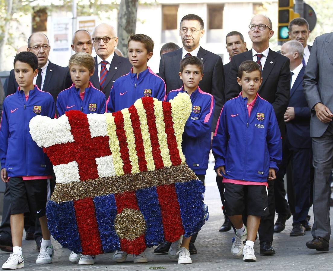 Primer acto de la Diada en Barcelona
