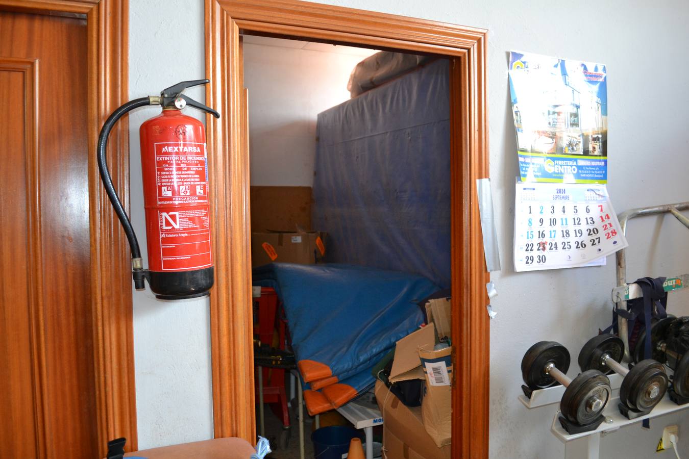 Estado de las instalaciones del Club de Atletismo de Montijo