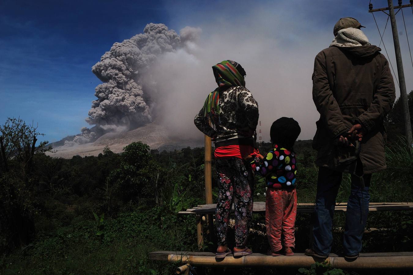 Erupción del volcán Sinabung