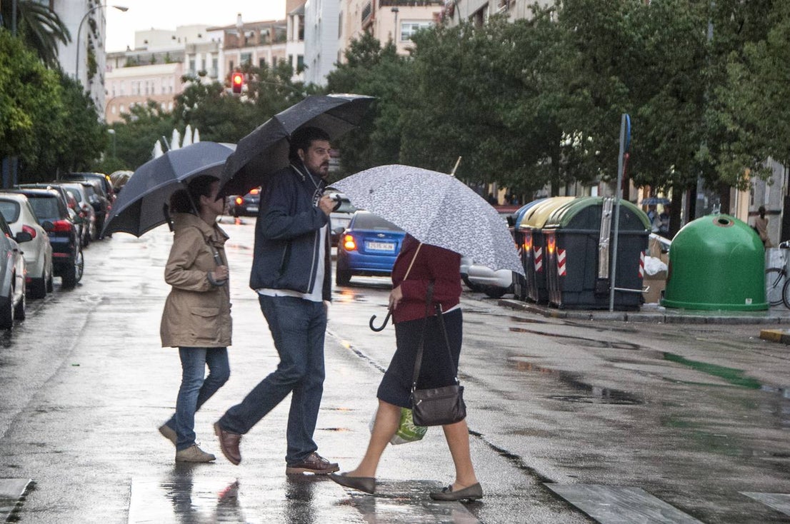 Lunes 13 de octubre: Continua la inestabilidad con fuertes lluvias en Extremadura, especialmente en la provincia de Badajoz. Foto: Pakopí