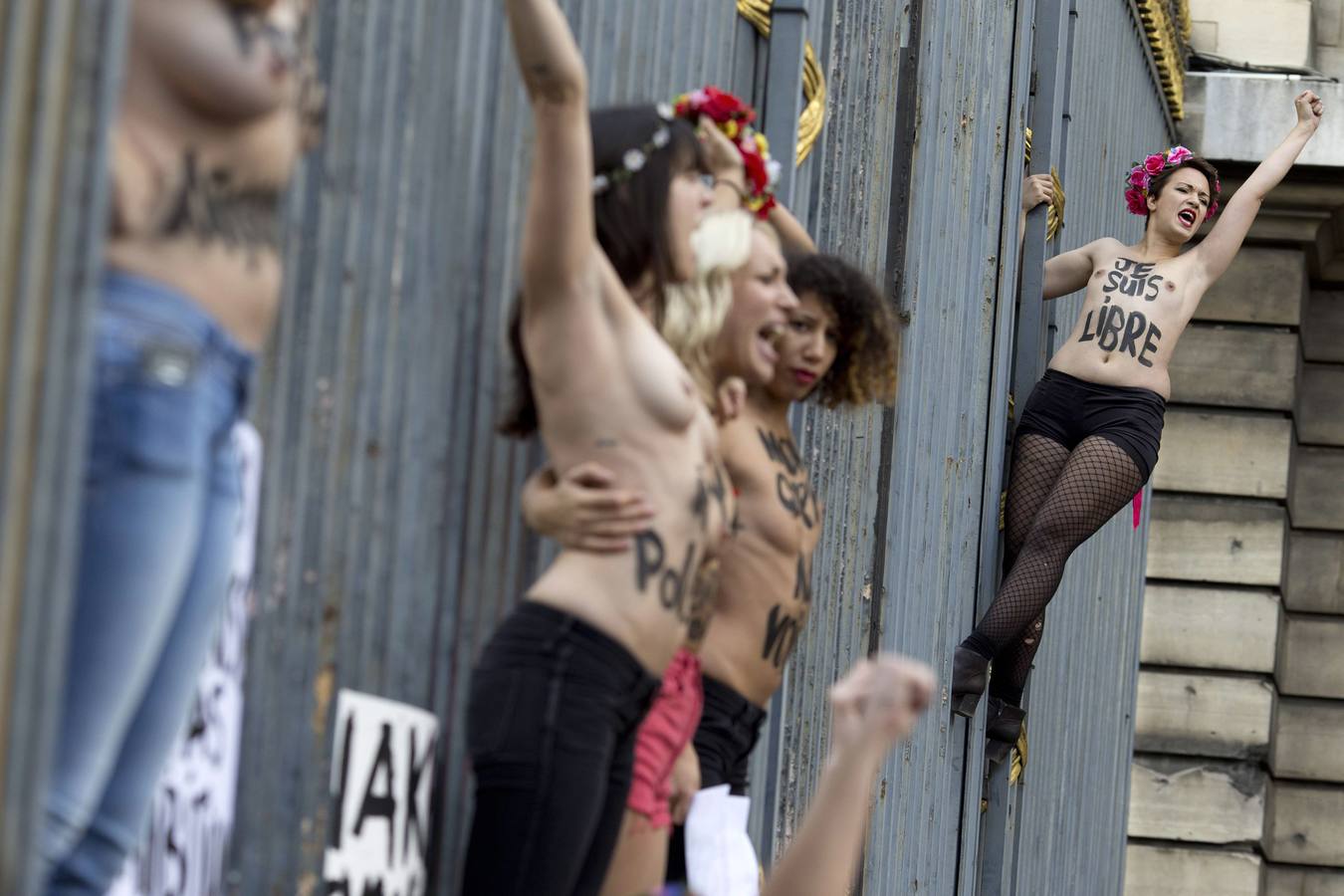 Protesta de Femen en París