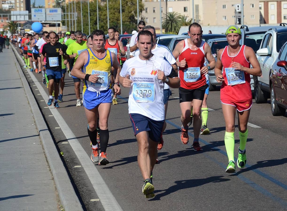 (II) Durante el recorrido de la Media Maratón Elvas-Badajoz