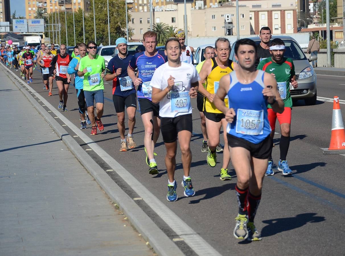 (II) Durante el recorrido de la Media Maratón Elvas-Badajoz
