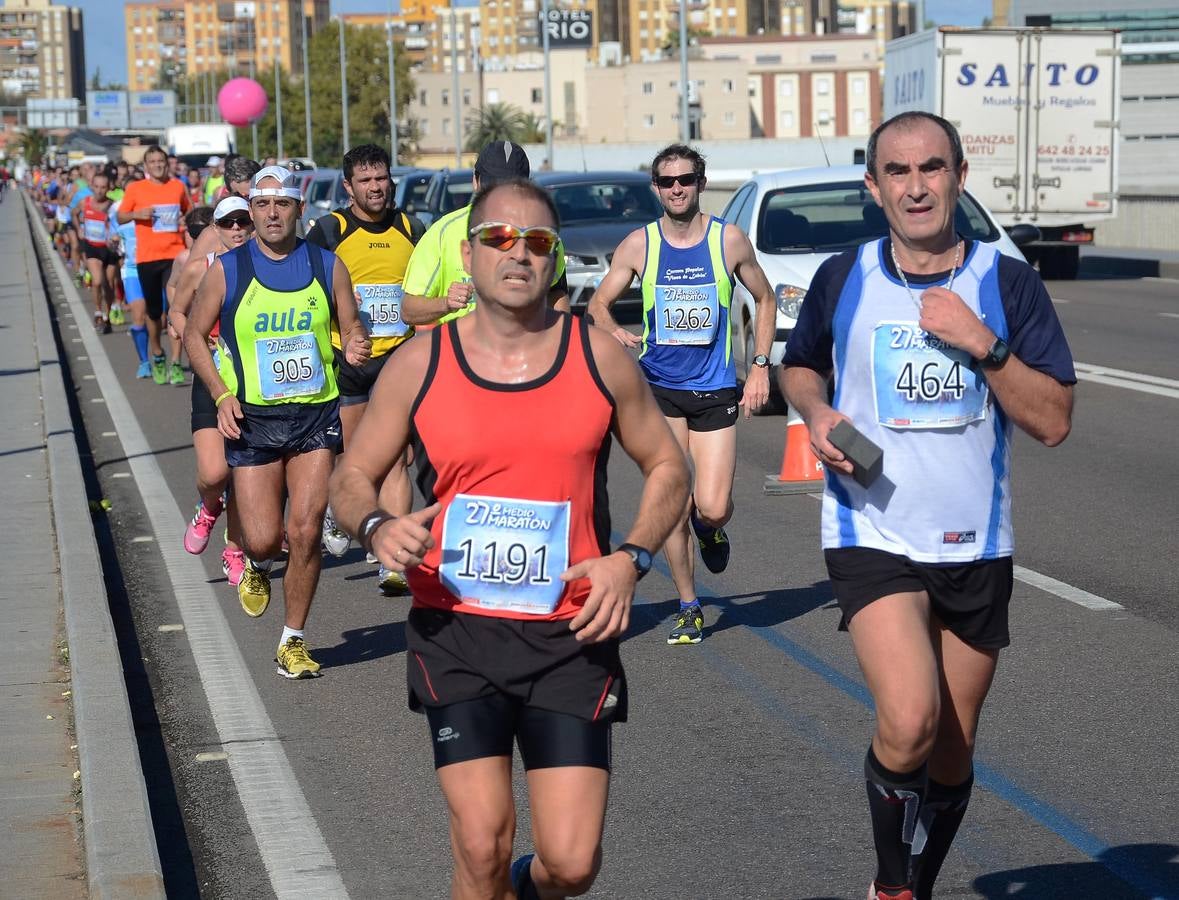 (II) Durante el recorrido de la Media Maratón Elvas-Badajoz