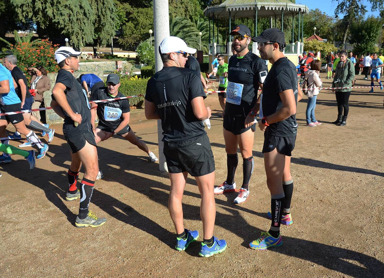 Salida de la Media Maratón Elvas-Badajoz